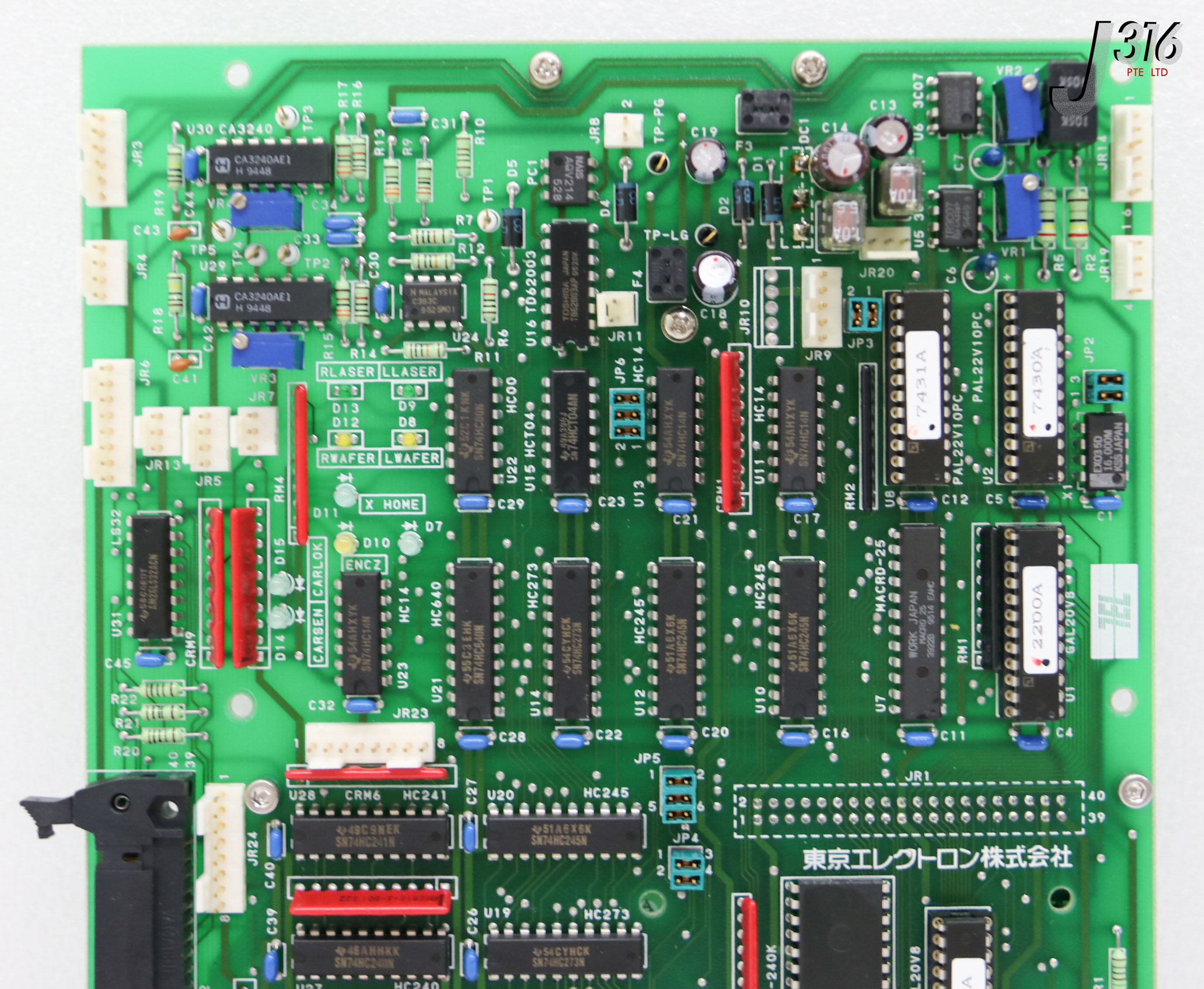 36451 TOKYO ELECTRON PCB ASSY 1808-022107-12 W/ 881-621470-1 1881